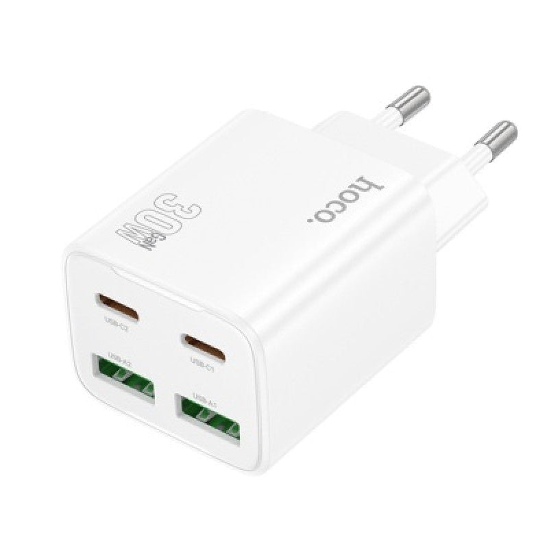 Nabíječka síťová pro 4 porty (USB - TYPE-C) 20W bílá N56