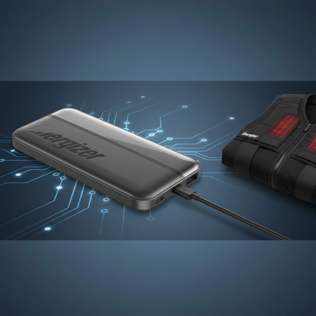 Powerbanka s rychlonabíjením pro vyhřívané vesty