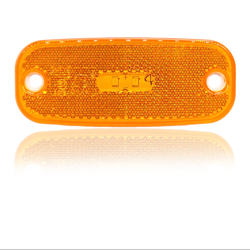 Poziční světlo zaoblená LED lampa 2 LED 12/24 V