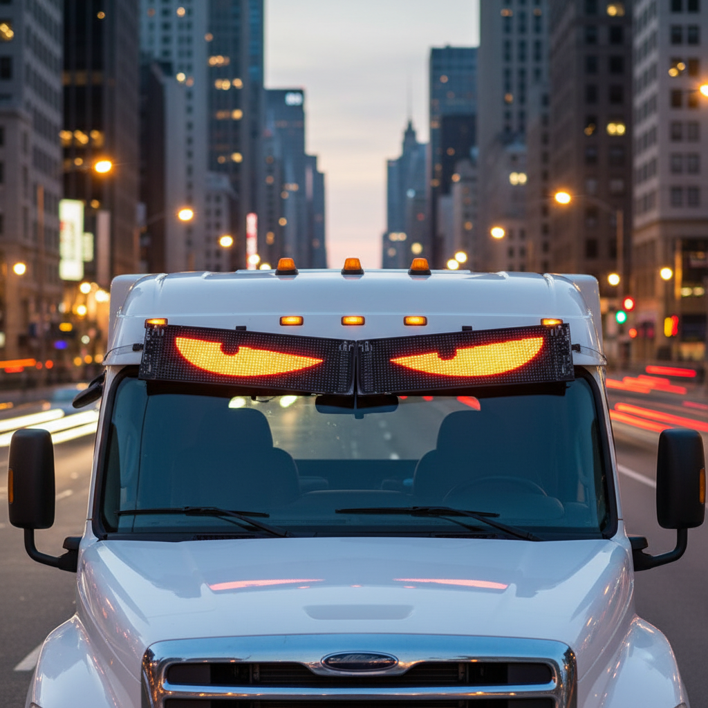 Led panel (Devil Eyes) programovatelný s Bluetooth ovládáním