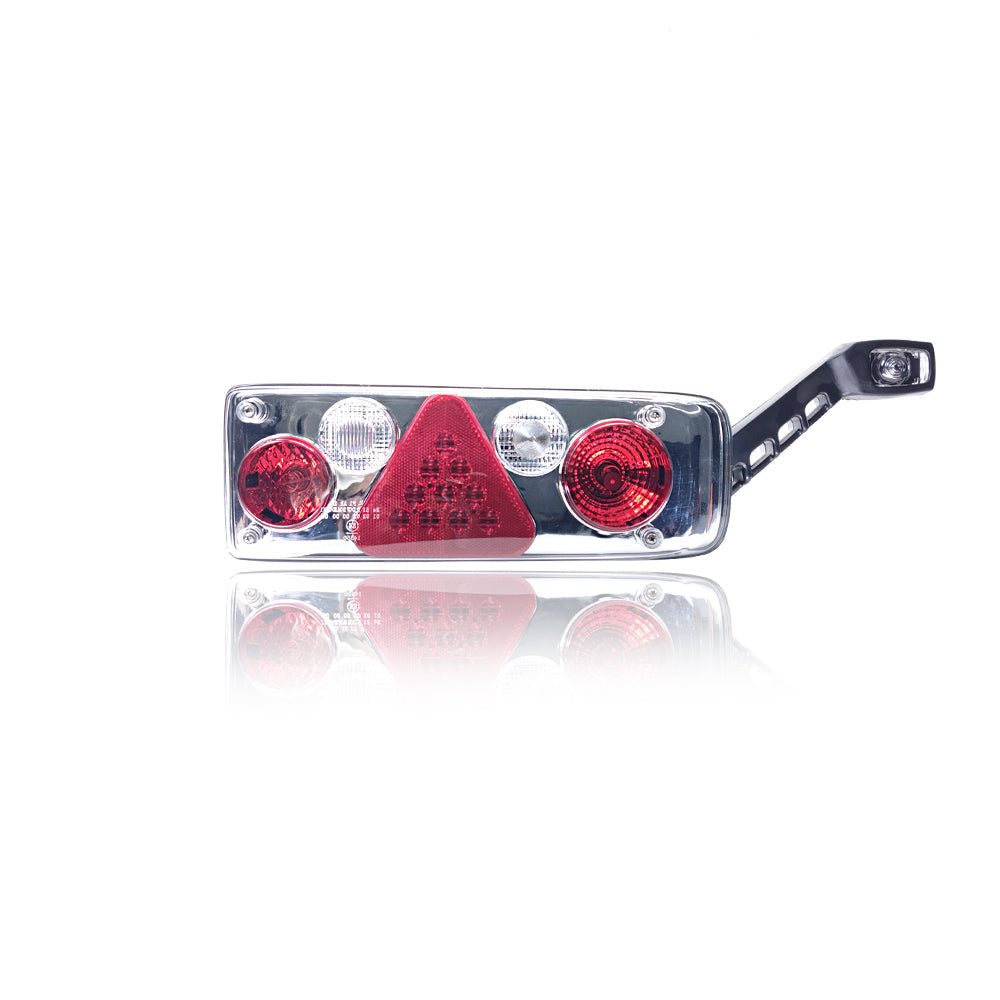 Lampa Kögel s trojúhelníkovou prizmovou LED gumovou lampou