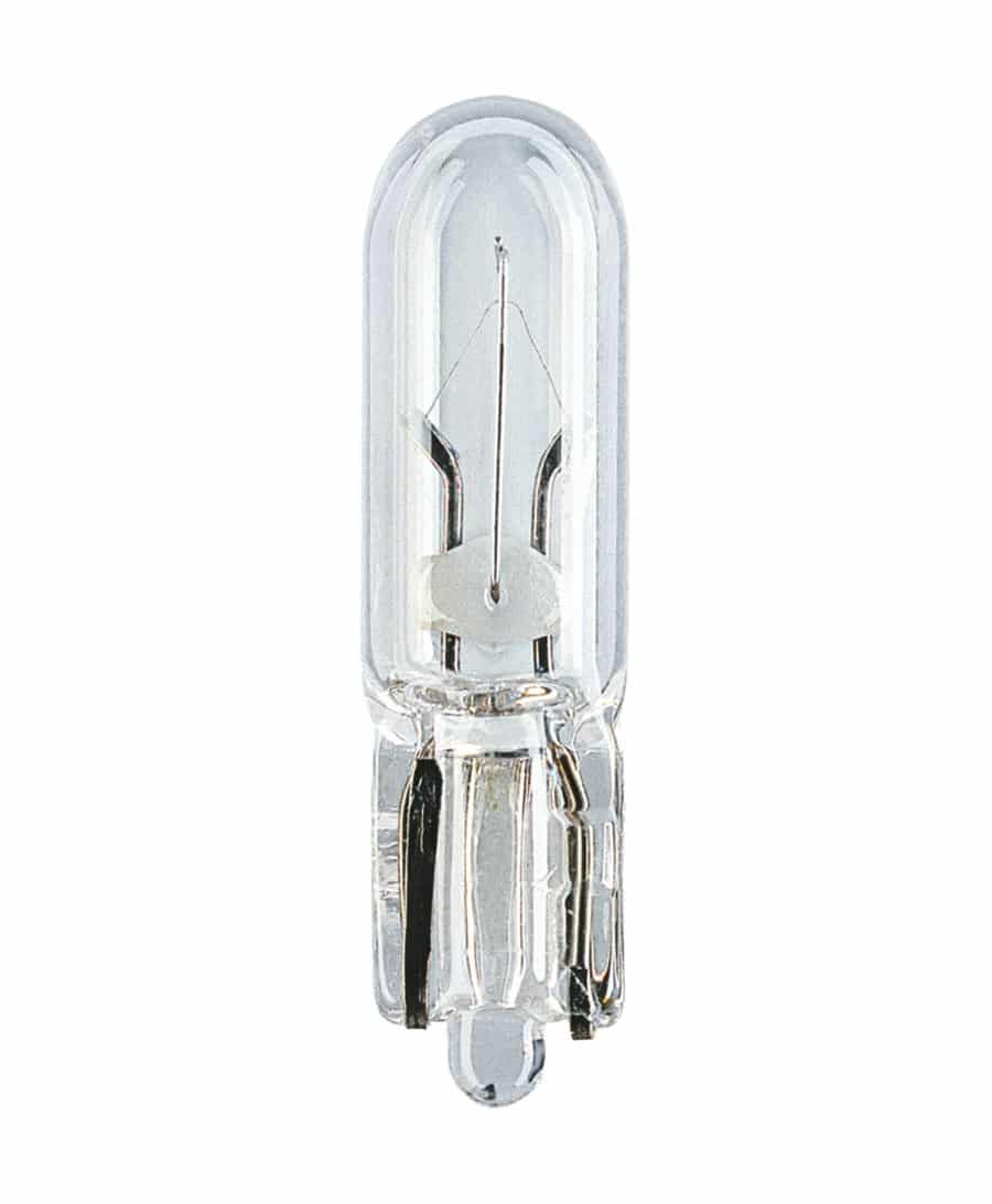 Žárovka 24V 1,2W skleněná T5 W2x4.6d