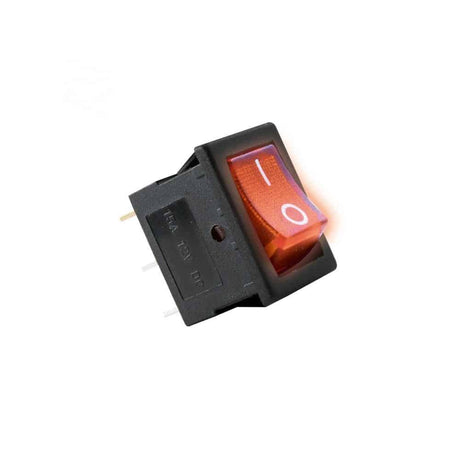 Klikací spínač hranatý 12V LED