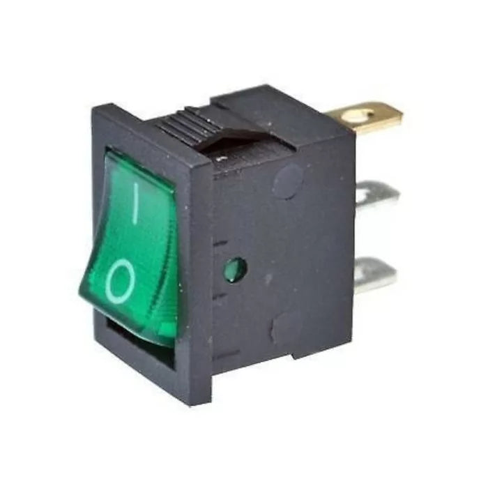 Klikací spínač hranatý 12V LED