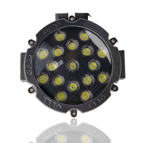 Dálkový LED reflektor kruhový 51W bílý
