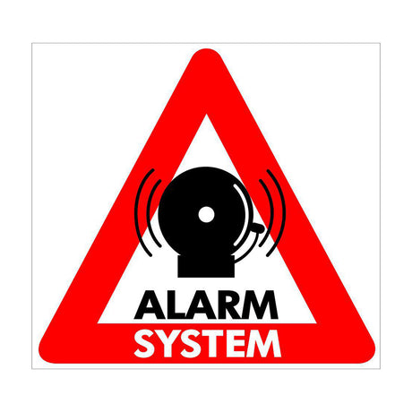 Samolepka ALARM SYSTEM