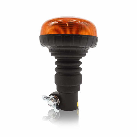 Blikací žlutá LED lampa 12V/24V 18 LED mini