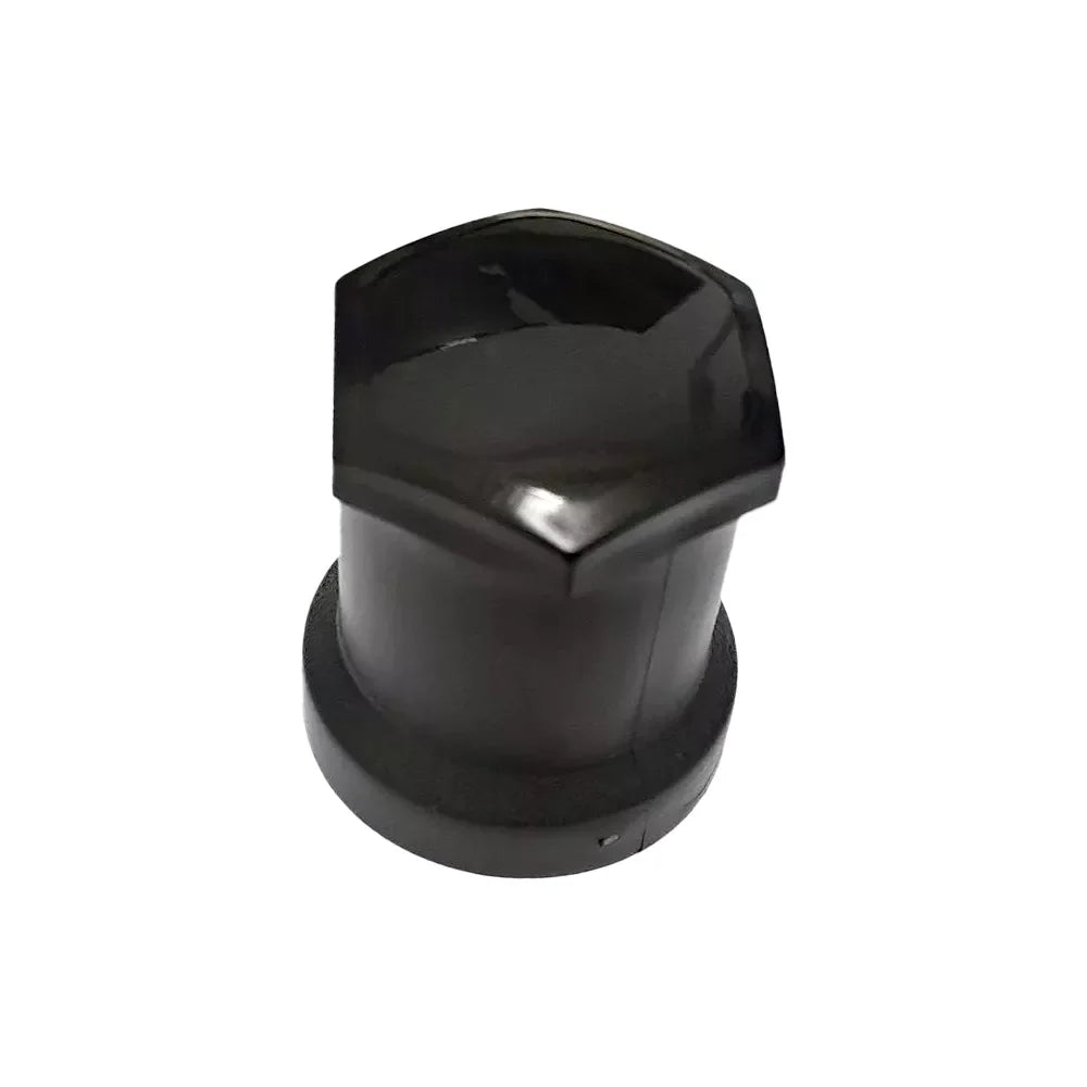 Černý plastový kryt šroubů, dlouhý kulatý 32 mm