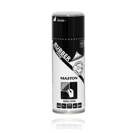 Odstředivý sprej na gumové povlaky matně černý 400 ml. RUBBER