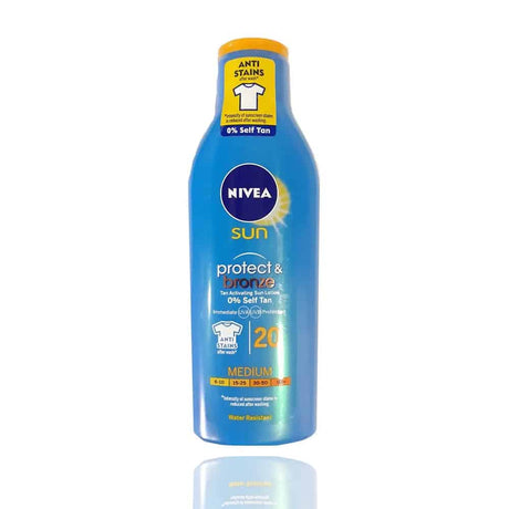 Opalovací mléko Nivea Sun Protect&Bronze SPF20+ 200ml Medium
