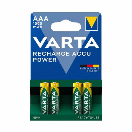 Nabíjecí akumulátor AAA tužkového typu s kapacitou 1000mAh 4ks