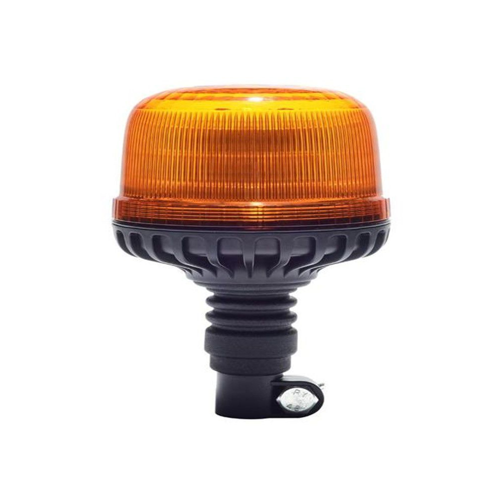 Žlutá LED blikací lampa 12V/24V 16 LED