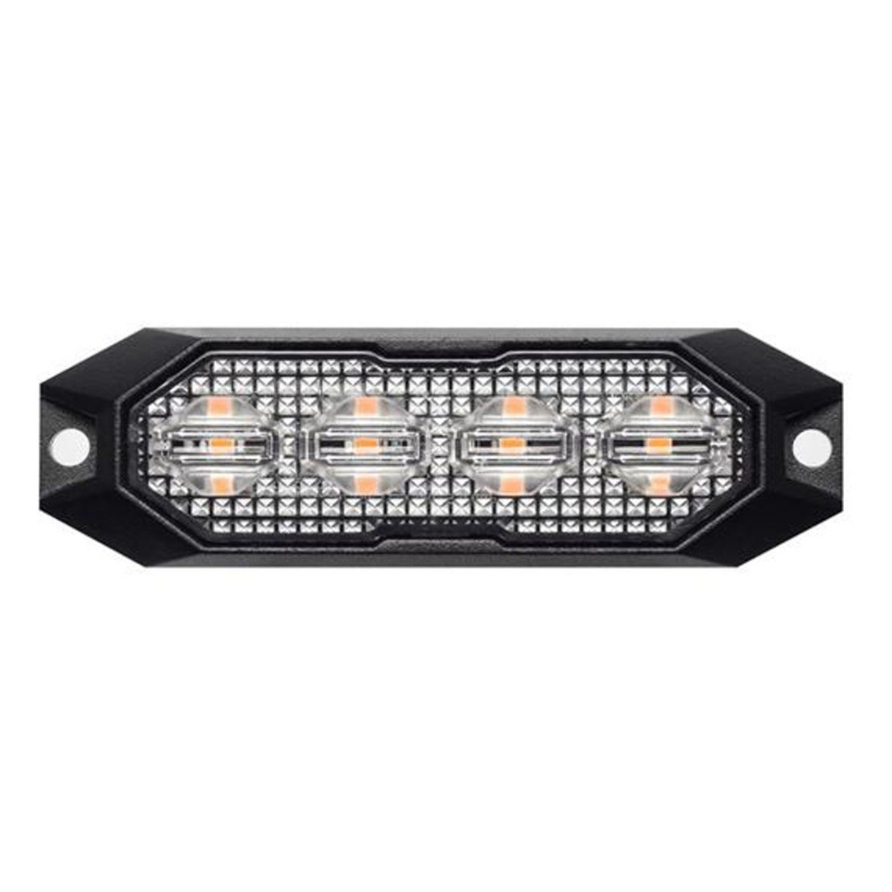 Blikající světlo žluté doplněk mini 4LED 15 funkcí