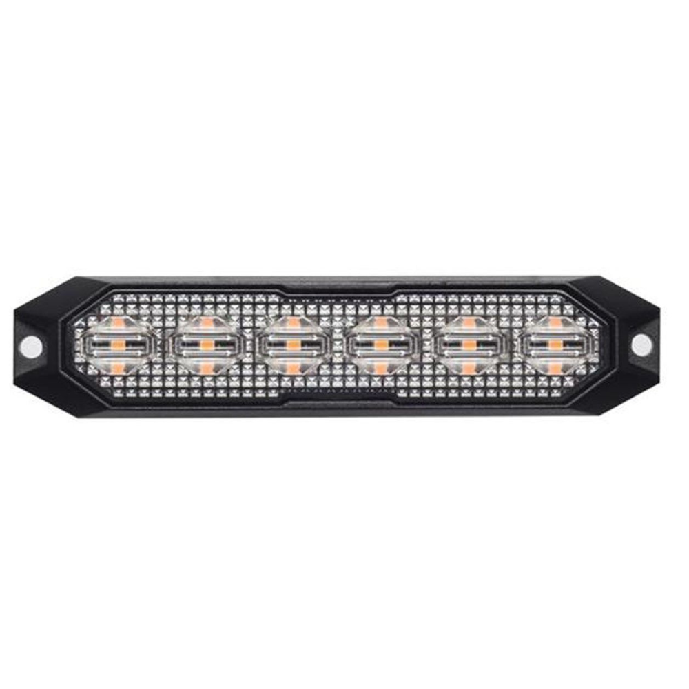 Blikající žlutá mini doplněk světla 6LED 15 funkcí
