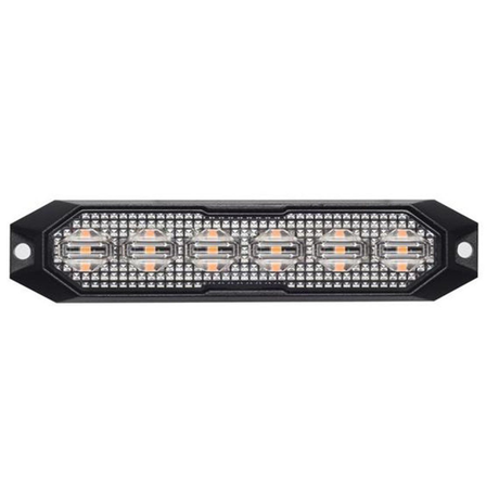 Blikající žlutá mini doplněk světla 6LED 15 funkcí