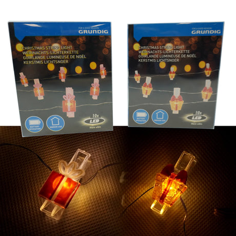 Vánoční světelný řetěz s 10 LED (120 cm)