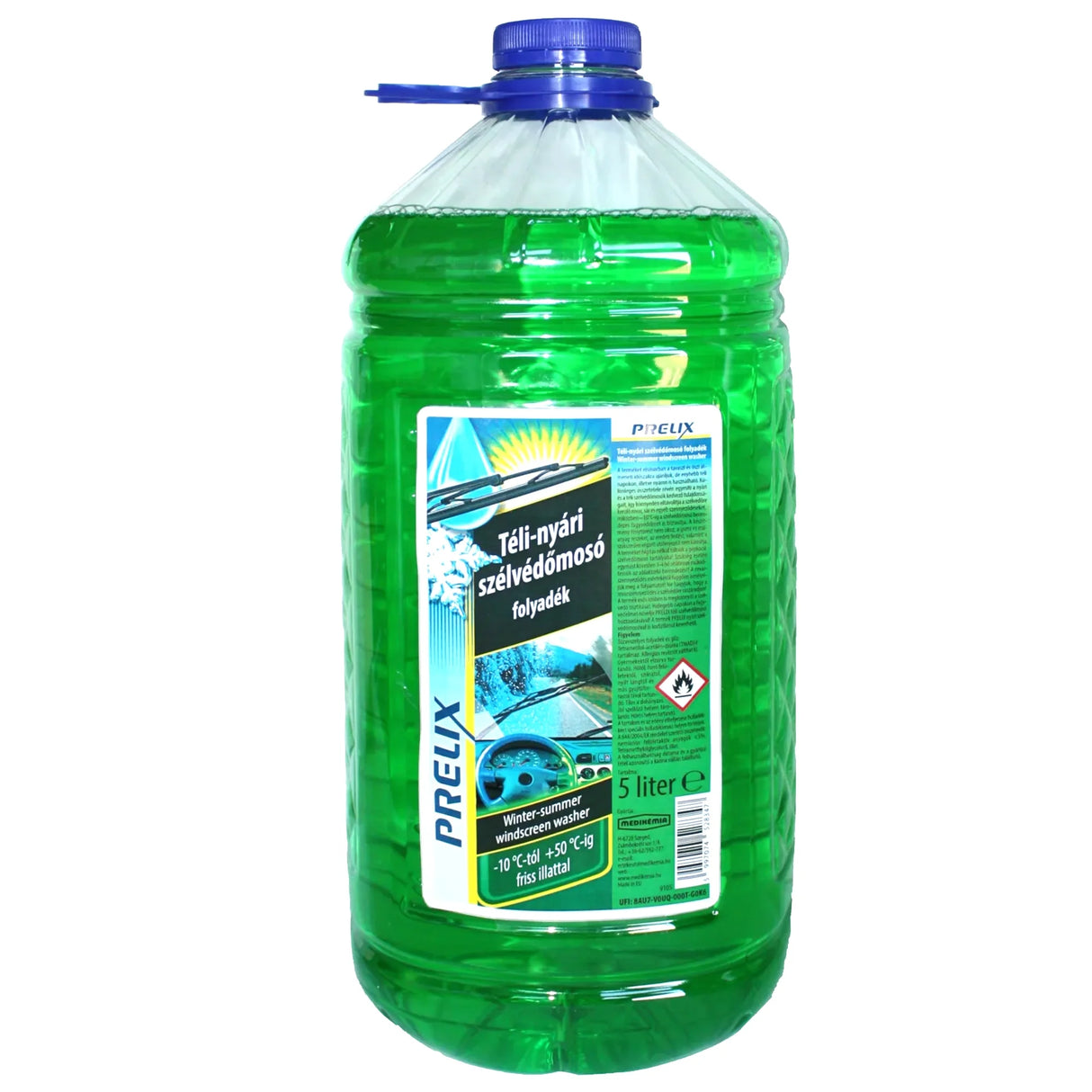 Univerzální zimní-letní čistič stěračů (-10°C) 5L