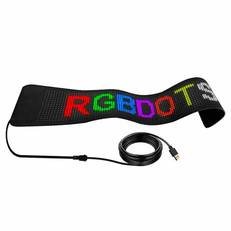 Ohýbatelná LED tabule s Bluetooth ovládáním
