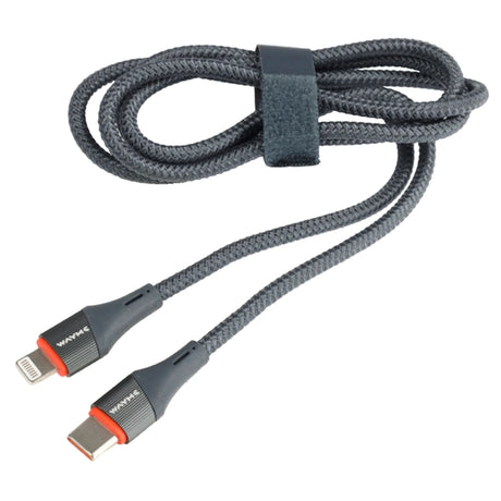 USB datový a nabíjecí kabel 100 cm, USB-C > Lightning, max. 30W