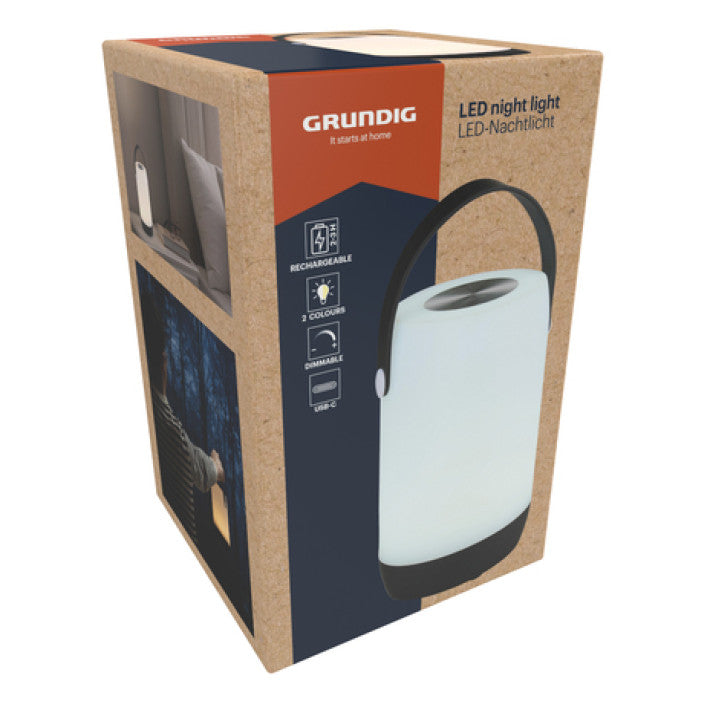 LED noční světlo Grundig 10,5x10,5x18,8 cm 270 g