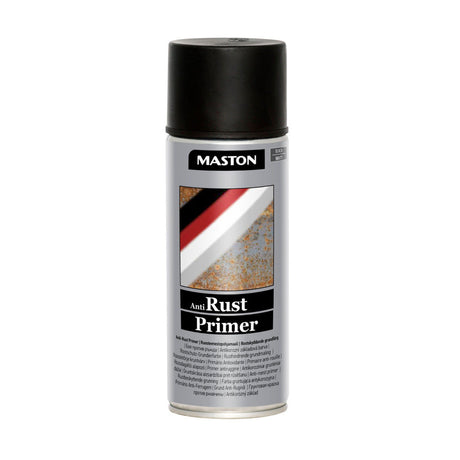 Antikorozní základní sprejová barva černá 400 ml MASTON
