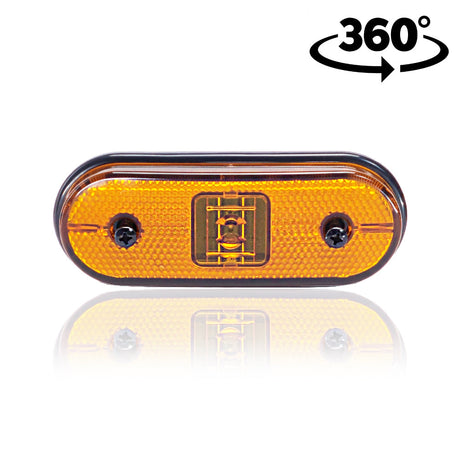 Světlo LED Unipoint s žlutým držákem pro Schmitz od Aspöcku