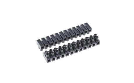 Svorkovnice 12-pólová velká pro 6mm² vodiče (čokoláda)