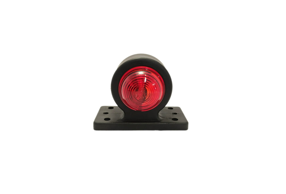 Široký LED světelný prvek ve tvaru omega s žárovkou