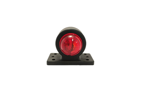 Široký LED světelný prvek ve tvaru omega s žárovkou