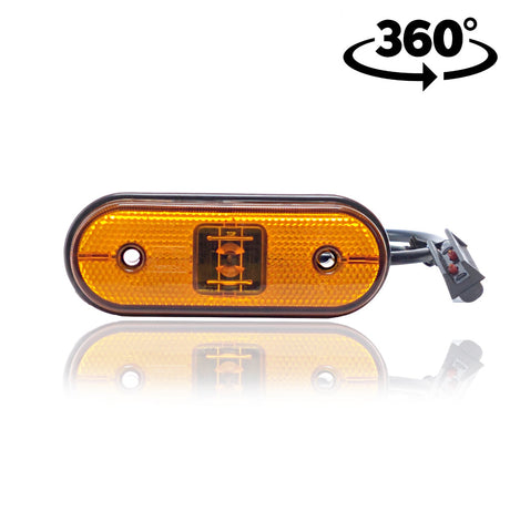 Světlo LED Unipoint žluté s kabelem 0,5m Aspöck