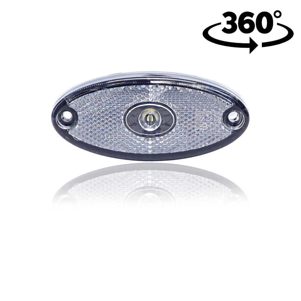 Pozice lampy LED ovální FlatpointII