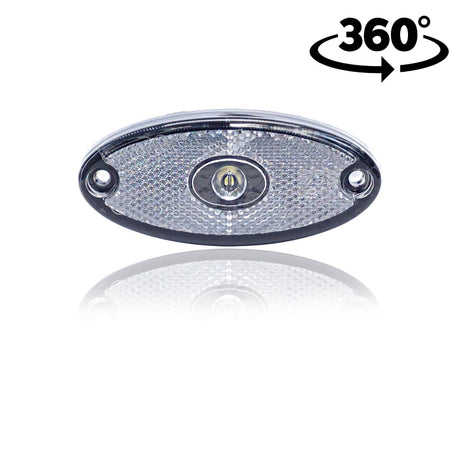 Pozice lampy LED ovální FlatpointII