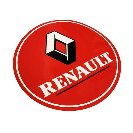 Matrica pro Renault kruhová retro 22 cm