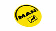 Matrica MAN kruh retro 22 cm