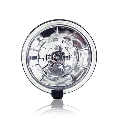Dálkový reflektor s bílou čočkou a H3 12V žárovkou o průměru 160 mm