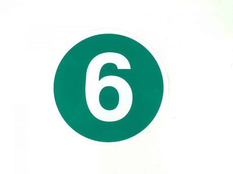 Nálepka 6 EUR 6