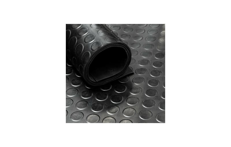 Pryžová podložka s tečkovaným vzorem tloušťky 4 mm