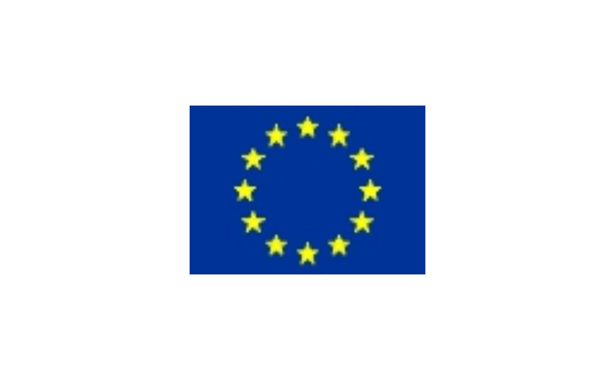 Štítek s matricí vlajky EU
