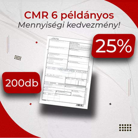 CMR formulář v balení po 200 kusech
