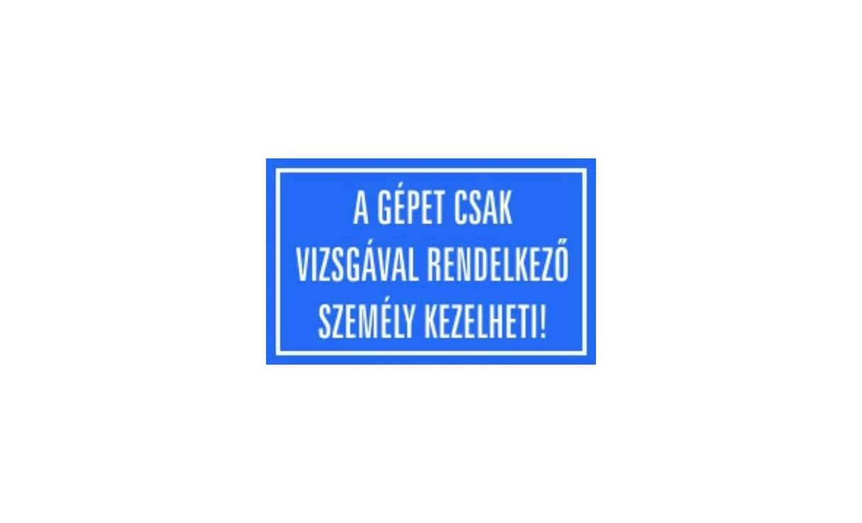 Matrice Pouze osoba s oprávněním může ovládat stroj!