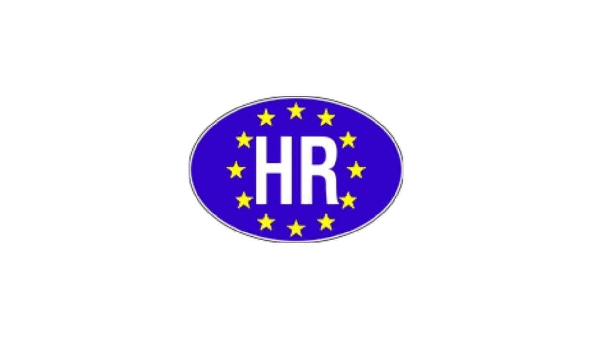 Samolepka HR Chorvatsko EU