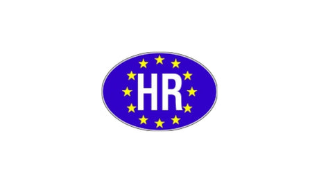 Samolepka HR Chorvatsko EU