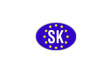 Nálepka SK (Slovensko) EU-s