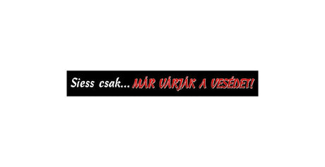 Samolepka Pospěš si, už tě tvoje ledviny čekají