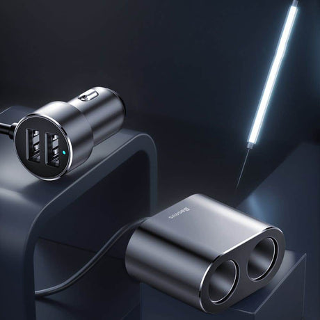 Autonabíječka s USB 80W + 2x USB 3.1A