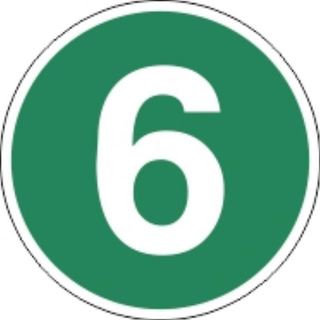 Nálepka 6 EUR 6