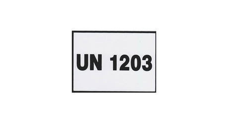 Samolepka ADR UN1203 (benzín) 7,5-10 cm