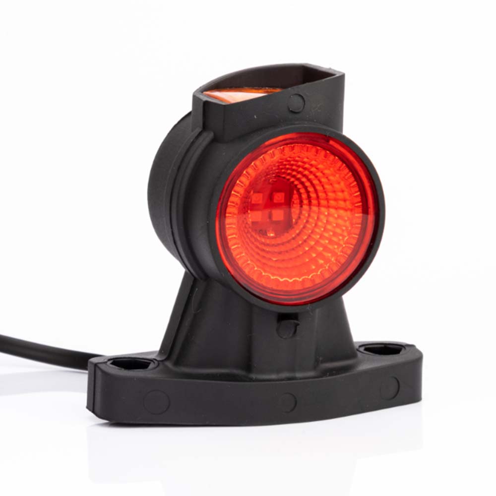 Široký LED světelný prvek ve tvaru omega s 3 funkcemi a mikroprizmatickým efektem