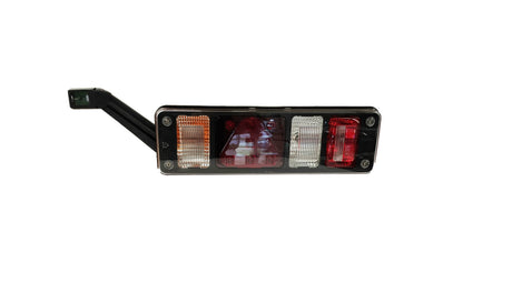 Lampa Krone s 7 komorovou LED trojúhelníkovou prismou s gumovou lampou