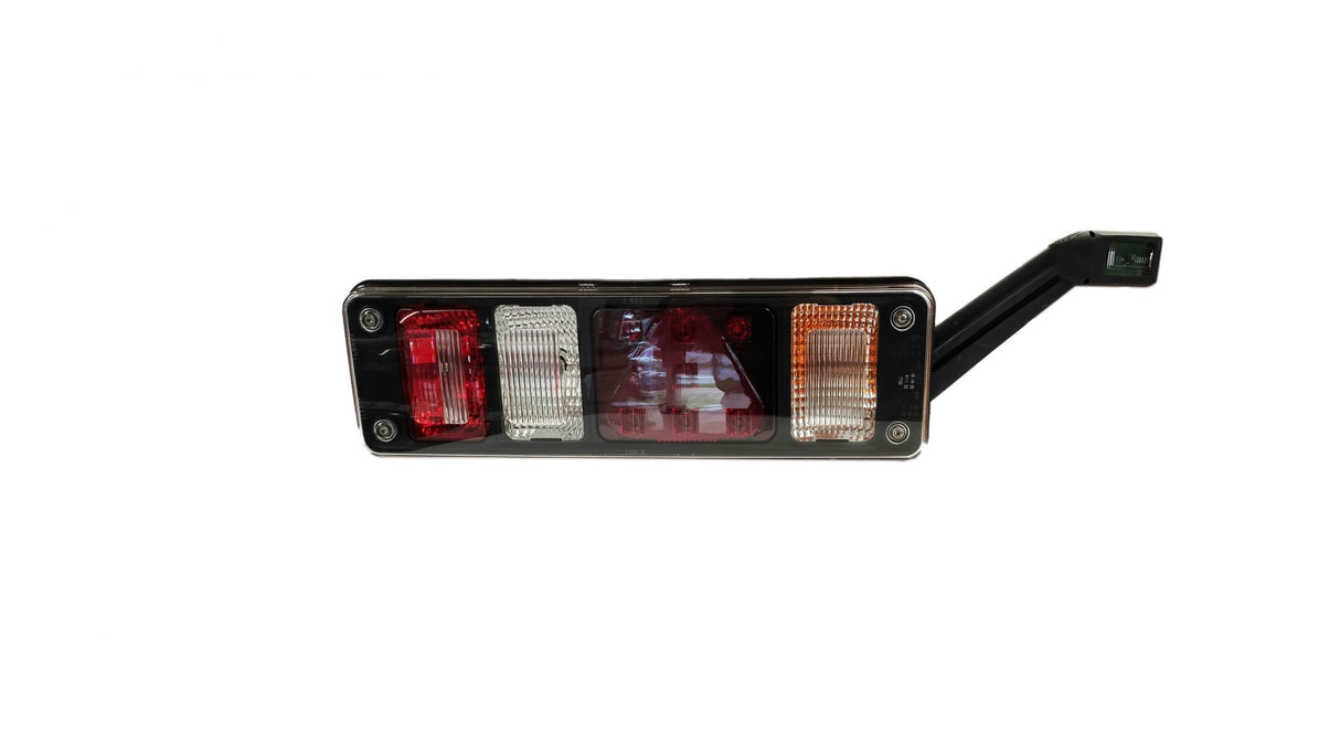 Lampa Krone s 7 komorovou LED trojúhelníkovou prismou s gumovou lampou
